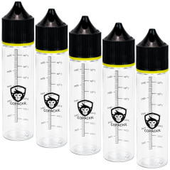 Copackr Chubby Gorilla V3 compte-gouttes en plastique avec dimensions pour huile, encre et/ou produits chimiques – Parfait pour