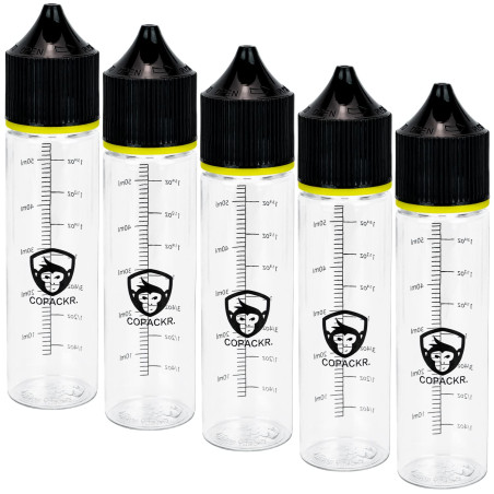 Copackr Chubby Gorilla V3 compte-gouttes en plastique avec dimensions pour huile, encre et/ou produits chimiques – Parfait pour