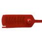 DEFATEX - Sceau de sécurité - Rouge - Polypropylène - Rectangulaire - 20.3 cm x 3.15 cm x 0.6 cm - Numérotation progressive - Lo DEFATEX - Sceau de sécurité - Rouge - Polypropylène - Rectangulaire - 20.3 cm x 3.15 cm x 0.6 cm - Numérotation progressive - Lo