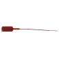 DEFATEX - Sceau de sécurité - Rouge - Polypropylène - Rectangulaire - 20.3 cm x 3.15 cm x 0.6 cm - Numérotation progressive - Lo DEFATEX - Sceau de sécurité - Rouge - Polypropylène - Rectangulaire - 20.3 cm x 3.15 cm x 0.6 cm - Numérotation progressive - Lo