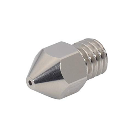 POLISI3D Buse en cuivre plaqué MK8 haute température antiadhésive haute température 0,8 mm pour imprimante 3D Creality Ender 3 P