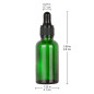 stonylab 30 ml (1 oz) 6-Pack Flacon Compte-gouttes en Verre, Vert Flacon en Verre Vide avec Compte-gouttes en Verre Conique, Bou stonylab 30 ml (1 oz) 6-Pack Flacon Compte-gouttes en Verre, Vert Flacon en Verre Vide avec Compte-gouttes en Verre Conique, Bou