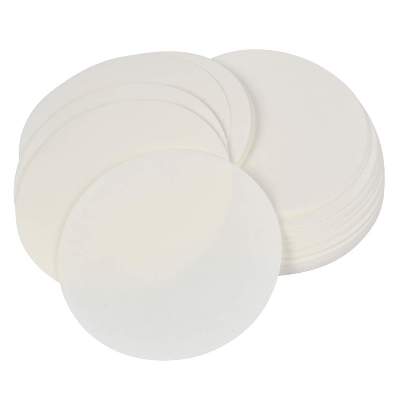 TIMESETL 100 Pcs Papier Filtre de Laboratoire, Filtres de Laboratoire Ronds Diamètre 11cm, Disques Filtrants en Papier à Débit M TIMESETL 100 Pcs Papier Filtre de Laboratoire, Filtres de Laboratoire Ronds Diamètre 11cm, Disques Filtrants en Papier à Débit M