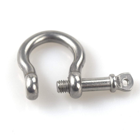 8pcs M8 La manille d'anneau d'arc de D ferme à clef l'acier inoxydable 304 pour le gréement résistant, transportant, manilles de