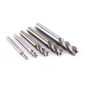 Fraise CNC, Fraise à queue cylindrique HSS CNC, Foret de fraisage à queue cylindrique 4 / 6 / 8 / 10 / 12 mm, pour centre de tra Fraise CNC, Fraise à queue cylindrique HSS CNC, Foret de fraisage à queue cylindrique 4 / 6 / 8 / 10 / 12 mm, pour centre de tra