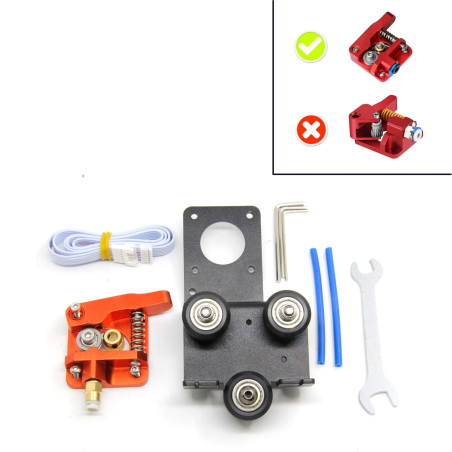 Befenybay Kit de support d'extrudeuse directe pour imprimante 3D - Filament flexible facile à imprimer pour Creality Ender-3, En