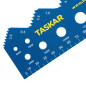Taskar Règle de jauge de filetage et diamètre de vis (métrique) Taskar Règle de jauge de filetage et diamètre de vis (métrique)