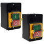 TXErfolg AC220V / 380V 10A Bouton poussoir de poussoir / désactivé sur l'eau / désactivé pour machines textiles mécaniques - 2pc TXErfolg AC220V / 380V 10A Bouton poussoir de poussoir / désactivé sur l'eau / désactivé pour machines textiles mécaniques - 2pc