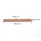 CHSEROK 105mm x 20mm x 3mm Métal Barres en Cuivre T2 Cuivre Rouge, Plaque Barre en Cuivre peut être Utilisée pour L'usinage, la CHSEROK 105mm x 20mm x 3mm Métal Barres en Cuivre T2 Cuivre Rouge, Plaque Barre en Cuivre peut être Utilisée pour L'usinage, la