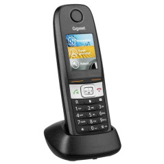 Gigaset E630 Téléphone sans fil DECT additionnel, noir [Import Italie]