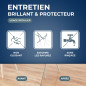 STARWAX - Entretien Brillant pour Parquets et Sols Stratifiés - Nettoie et Ravive la Brillance - Non Glissant - Sans Rinçage - F STARWAX - Entretien Brillant pour Parquets et Sols Stratifiés - Nettoie et Ravive la Brillance - Non Glissant - Sans Rinçage - F