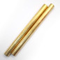 Her Kindness Lot de 2 barres rondes en laiton 8 mm - En laiton massif - 8 mm x 100 mm - Pour modèle RC et bricolage
