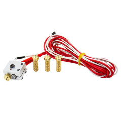 DollaTek Extrudeuse Hotend 1.75mm en métal V6 DIY kit comprendre Buse d'extrudeuse et Bloc de chauffage et Thermistance 100k et