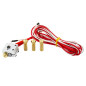 DollaTek Extrudeuse Hotend 1.75mm en métal V6 DIY kit comprendre Buse d'extrudeuse et Bloc de chauffage et Thermistance 100k et DollaTek Extrudeuse Hotend 1.75mm en métal V6 DIY kit comprendre Buse d'extrudeuse et Bloc de chauffage et Thermistance 100k et