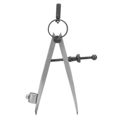 Diviseur d'Aile, Compas à Étrier de Diviseur à Ressort de Précision Réglable et Verrouillable avec Outil Rotatif pour Porte-Styl