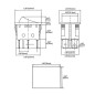 CABLEPELADO - Interrupteur à bascule ON-OFF DPDT 6 broches | Interrupteur 6 bornes | 16 A 250 V CA | Lumière verte CABLEPELADO - Interrupteur à bascule ON-OFF DPDT 6 broches | Interrupteur 6 bornes | 16 A 250 V CA | Lumière verte