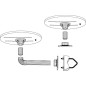 MegaSat 200198 T4 Antenne DVB-T Active Blanc
