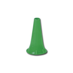 Gima - Mini Spéculum Écouteurs Jetables Ø 4 mm, Couleur Vert, Latex Free, Distributeur de 100 pièces