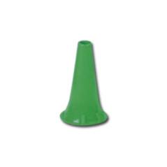 Gima - Mini Spéculum Écouteurs Jetables Ø 4 mm, Couleur Vert, Latex Free, Distributeur de 100 pièces