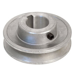 Fartools 117265 Poulie aluminium Diamètre 80 mm Alésage 28 mm