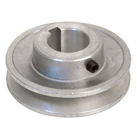 Fartools 117265 Poulie aluminium Diamètre 80 mm Alésage 28 mm