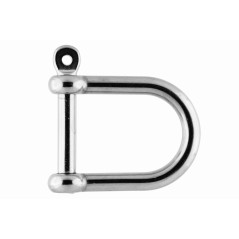 Dutyhook Boulon à oeil en acier inoxydable AISI 316, Ronde, M10, Argenté, 10mm, 40mm, 54mm, 3350kg, Unité