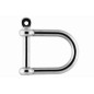 Dutyhook Boulon à oeil en acier inoxydable AISI 316, Ronde, M10, Argenté, 10mm, 40mm, 54mm, 3350kg, Unité
