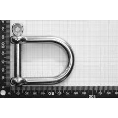 Dutyhook Boulon à oeil en acier inoxydable AISI 316, Ronde, M10, Argenté, 10mm, 40mm, 54mm, 3350kg, Unité