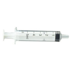 SERINGUE 5ML NIPRO - SERINGUES JETABLES - STÉRILISÉES - SANS AIGUILLE - PACK 25 UNITÉS
