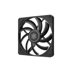 SilverStone Technology Air Slimmer 140, Ventilateur amélioré Mince de 140 mm avec Gamme complète PWM, SST-AS140B