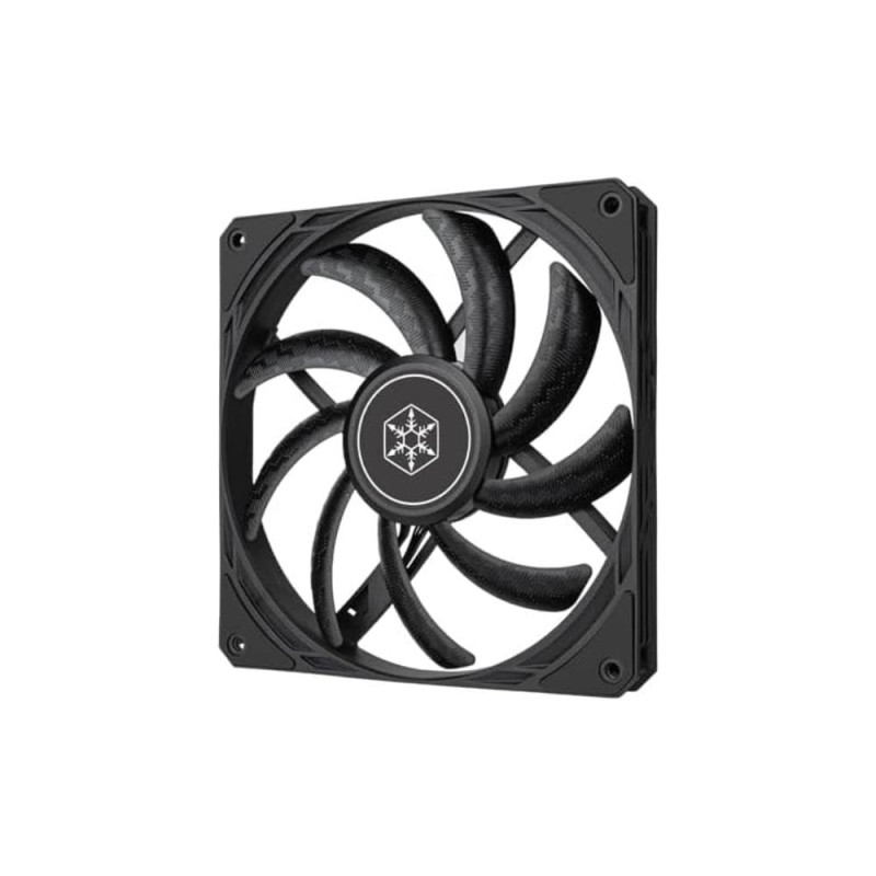 SilverStone Technology Air Slimmer 140, Ventilateur amélioré Mince de 140 mm avec Gamme complète PWM, SST-AS140B SilverStone Technology Air Slimmer 140, Ventilateur amélioré Mince de 140 mm avec Gamme complète PWM, SST-AS140B