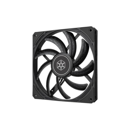 SilverStone Technology Air Slimmer 140, Ventilateur amélioré Mince de 140 mm avec Gamme complète PWM, SST-AS140B