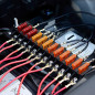 Jtron Boîte à fusibles de voiture 12 compartiments pour ATO/ATC 1-20 A DC 32 V M5 Porte-fusibles avec fusible pour voiture, bate Jtron Boîte à fusibles de voiture 12 compartiments pour ATO/ATC 1-20 A DC 32 V M5 Porte-fusibles avec fusible pour voiture, bate