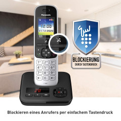Panasonic KX-TGH722GS Noir [Version Allemande]