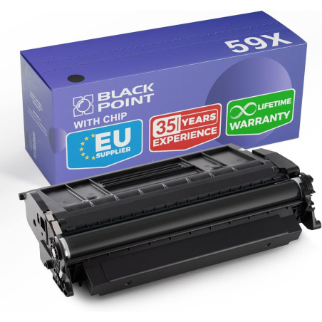 BLACK POINT Cartouche de Toner pour HP CF259X 59X HP 59A CF259A [avec Puce] - pour HP LaserJet Pro M428dw LaserJet Pro M428fdn L