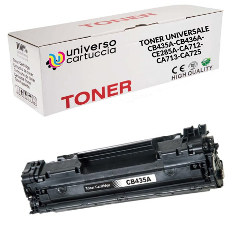 universo cartuccia Toner Compatible avec imprimantes HP CB435A et HP CB436A et HP CE285A et Canon 712 et Canon 713 Universal