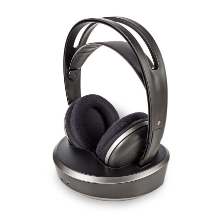Casque TV sans Fil - RF - Tour d'oreille - Durée de Lecture maximale de Batterie: 11 Heures - 100 m - Audio numérique - Station