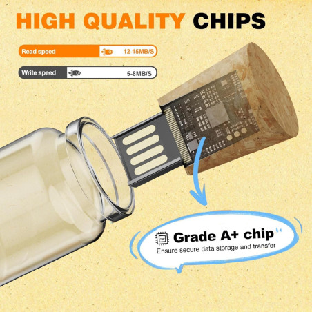 10pcs Drift Bouteille mignon USB Flash Drive Mémoire Stick U-Disk pouce du Bâton de rangement cadeau de Noël 4 Go