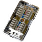 2 x faconet® LSA connecteur câble réseau Cat. 6 pour connecter/de réparation, Internet ou ISDN. LSA Module de connexion dans ges