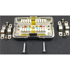 2 x faconet® LSA connecteur câble réseau Cat. 6 pour connecter/de réparation, Internet ou ISDN. LSA Module de connexion dans ges