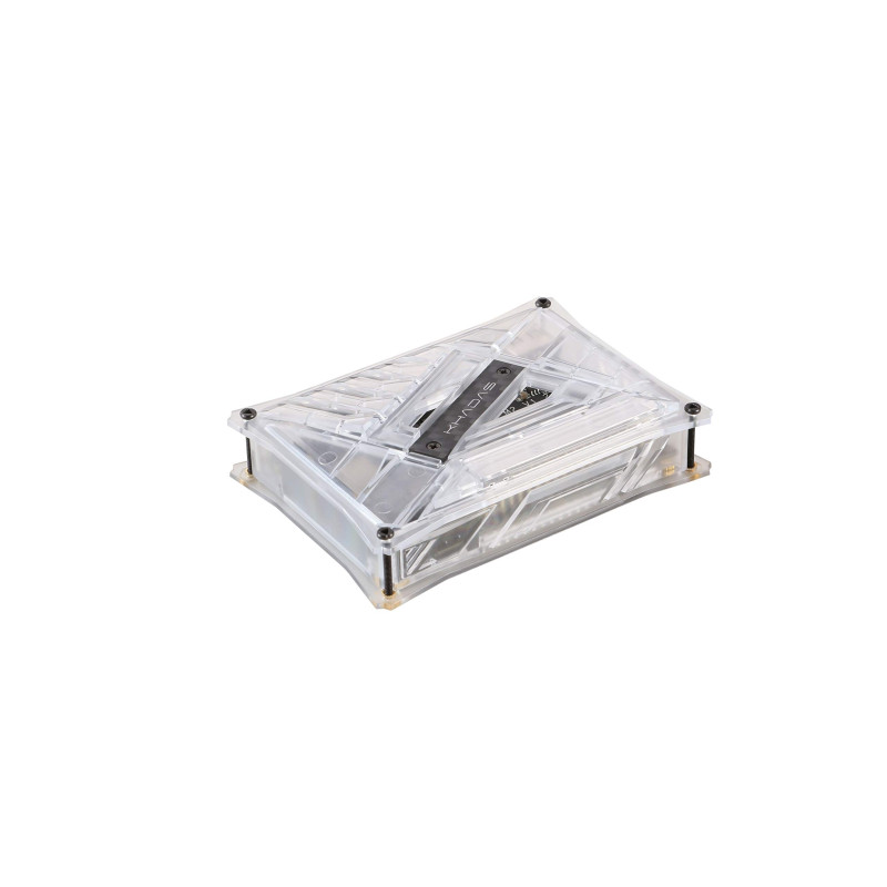 Khadas Boîte DIY Universelle - Compatible avec VIM3L/VIM3/VIM2/VIM1/Edge-V | Boîtier en Polycarbonate avec Plaque Métallique Khadas Boîte DIY Universelle - Compatible avec VIM3L/VIM3/VIM2/VIM1/Edge-V | Boîtier en Polycarbonate avec Plaque Métallique
