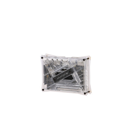 Khadas Boîte DIY Universelle - Compatible avec VIM3L/VIM3/VIM2/VIM1/Edge-V | Boîtier en Polycarbonate avec Plaque Métallique