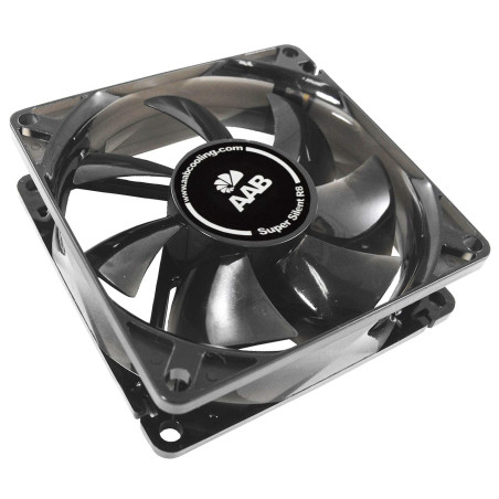 AABCOOLING Super Silent R8-80mm Ventilateur pour Boîtier PC Silencieux et Efficace avec 4 Pads Anti Vibrations 12V Ventilation P