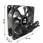AABCOOLING Super Silent R8-80mm Ventilateur pour Boîtier PC Silencieux et Efficace avec 4 Pads Anti Vibrations 12V Ventilation P AABCOOLING Super Silent R8-80mm Ventilateur pour Boîtier PC Silencieux et Efficace avec 4 Pads Anti Vibrations 12V Ventilation P