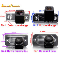 Super Starlight Pro HD Caméra de recul voiture IP67 étanche couleur haute définition visionnement avec plaque d'immatriculation 