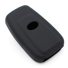 Coque de protection TE pour clé de voiture à 3 boutons en silicone (noir)