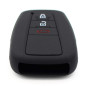 Coque de protection TE pour clé de voiture à 3 boutons en silicone (noir) Coque de protection TE pour clé de voiture à 3 boutons en silicone (noir)