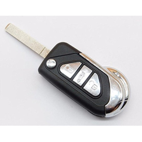 Clé Plip Compatible avec DS DS3 DS4 Berlingo 3 Boutons Coque Boitier de Télécommande @Pro-Plip