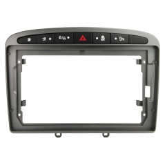Sound-way Kit de Montage Autoradio, Façade Cadre de Radio 9" Pouces, Adaptateur Compatible avec Peugeot 308 2007-2013 / Peugeot
