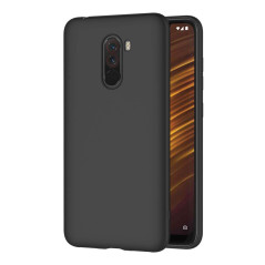 AICEK Compatible Xiaomi Pocophone F1, coque en silicone noire